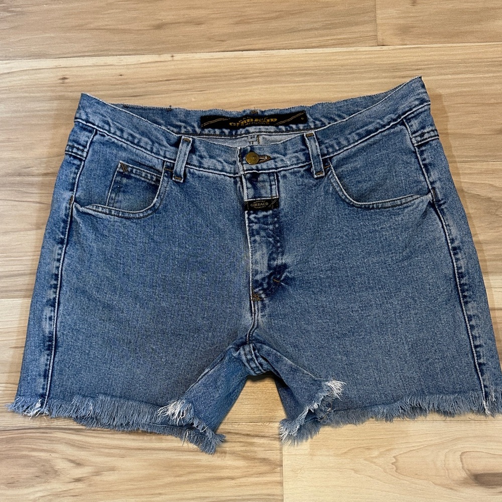 Marithe Francois Girbaud Vintage Y2K Denim Curt Off Jean Shorts Size 90’s Size 3